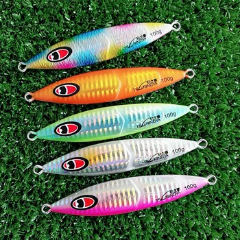 

Tsurinoya 5PCS 40g 60g 80g 100g Deep sea Metal Jigging Glow Slow Jig Night Fishing Jigging Lure Jig wobblers