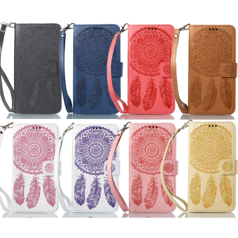 

Dream Catcher Leather Flip Wallet Soft Phone Silicone Cover Coque Fundas for Samsung Galaxy J3 J5 2015 2016 J7 2017 US EU Cases