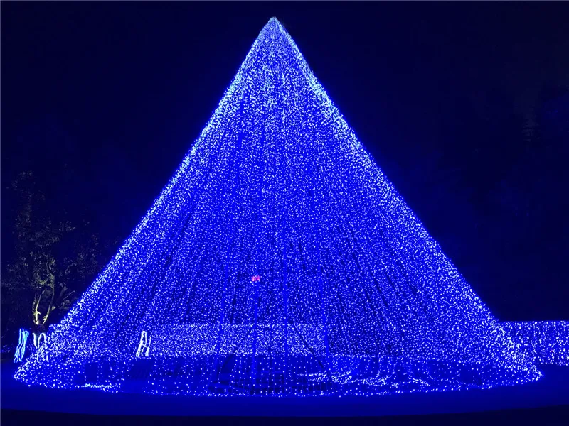 100m string lights outdoor street garland lights blue festoon string lights