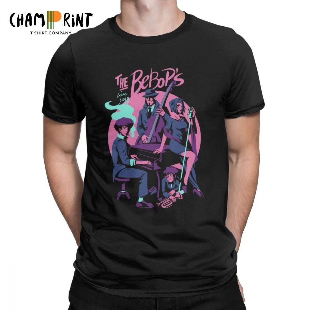 

Cowboy Bebops T-Shirts for Men The Cowboy Bebops Club Short Sleeve 2019 Fashion Tees 100% Cotton Clothes New Arrival T Shirts