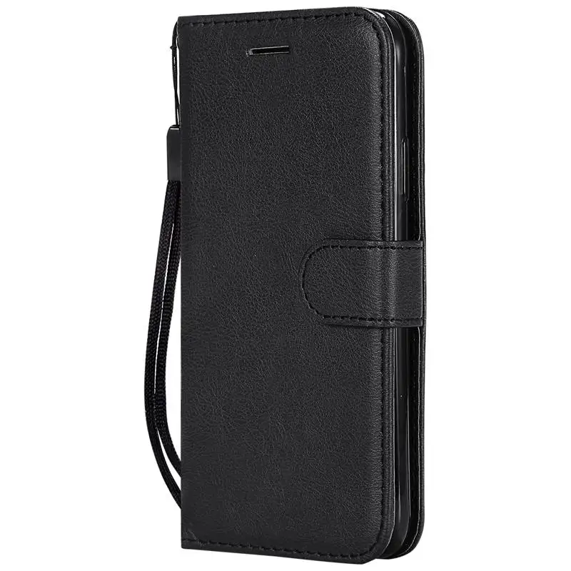 Soft Feel Flip Leather Wallet Case Card Slots Stand W/Lanyard For iPhone 5 5S SE2020 6/6S/7/ 8Plus X XS Max XR 11 12 13 Pro Max flip phone case