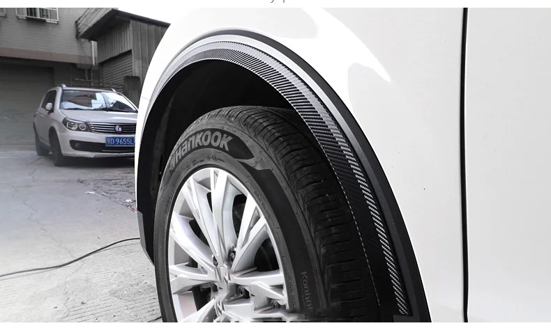 Для Tiguan второго поколения- шины колеса-арки отделка колеса брови арки декоративные полосы колеса бровей протектор установки