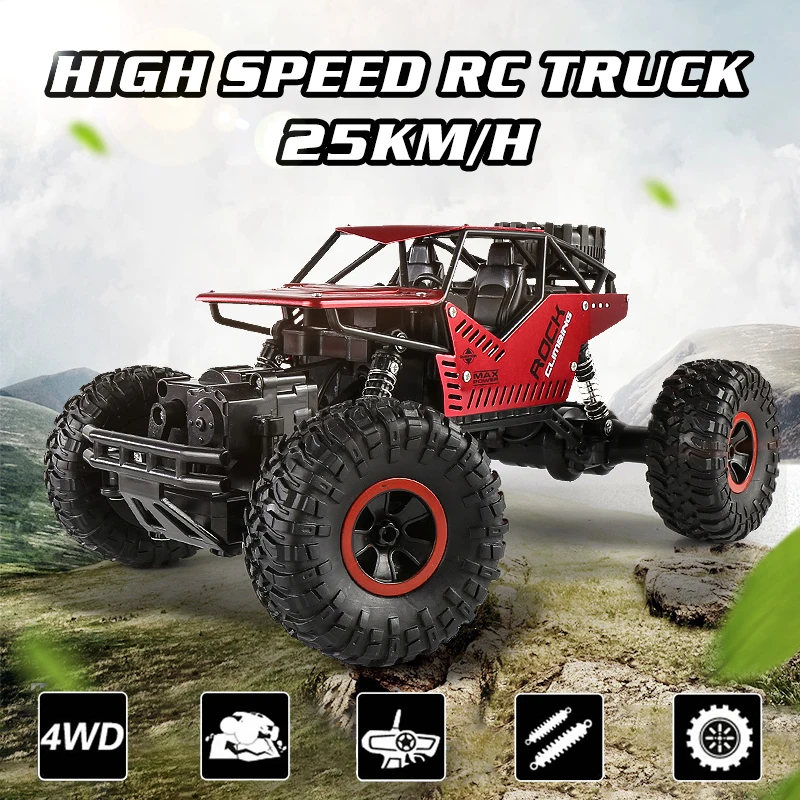

Remote Control Car RC Car Radio-Controlled Machine Cars on the Control Panel 2.4GHz climbing Car Bigfoot Car Model Off-Road Vehicle Toy