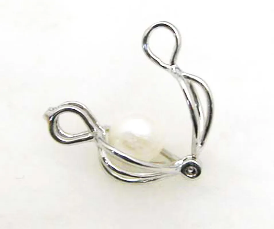 Qingmos 10 коробок желать жемчужное Сердечко-клетка держатель Чокеры ожерелье для женщин Oyster любовь, жемчужный подарок, ожерелье с подвеской набор