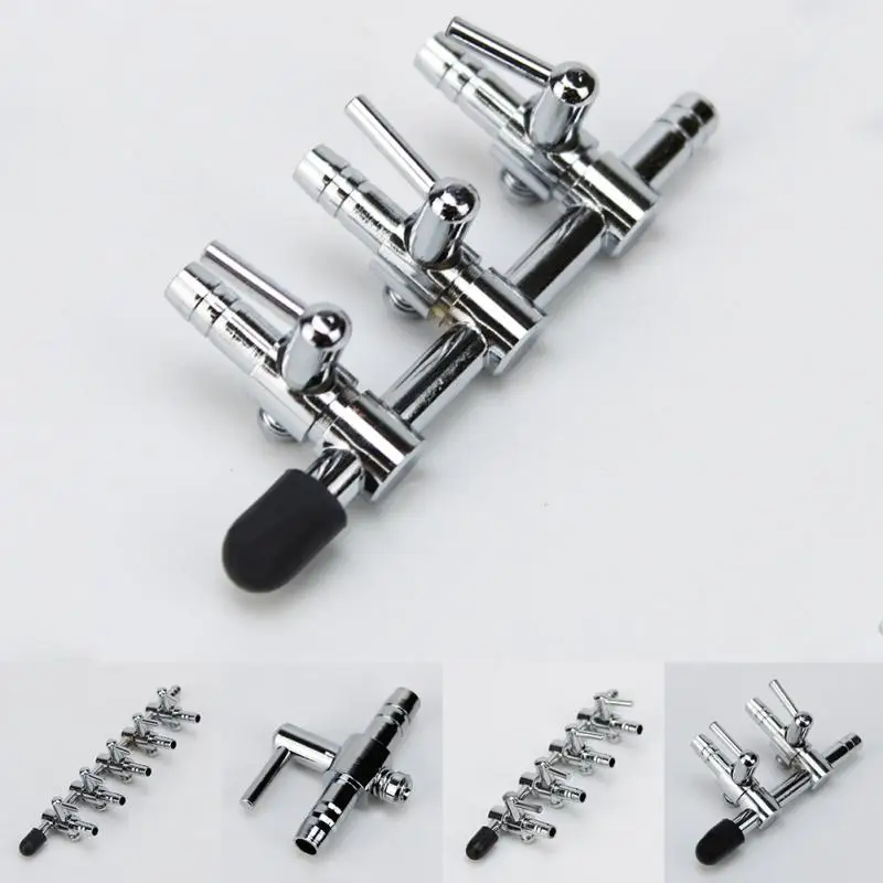 

Hot Sale Aquarium Outlet Inline Air Pump Flow Lever Control Valve Manifold Splitter Switch Tap Oxygen Tube Distributor #1120