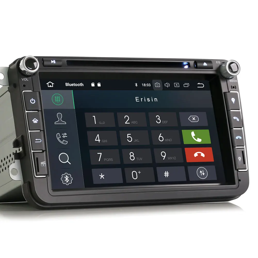 Discount Erisin ES7815V 7" Android 8.0 Octa core 4G RAM Car DVD GPS Radio DVR DAB+ DVD For  VW passat 1