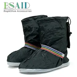 Bsaid унисекс Обуви Пыль Покрывает многоразовые Водонепроницаемый Для женщин Для мужчин Нескользящие Hook & Loop более Обувь Дождь Покрывает для