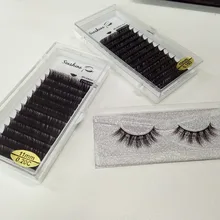 2 коробки Индивидуальные ресницы для наращивания Пакет полосы ресницы подарок высокое качество макияж