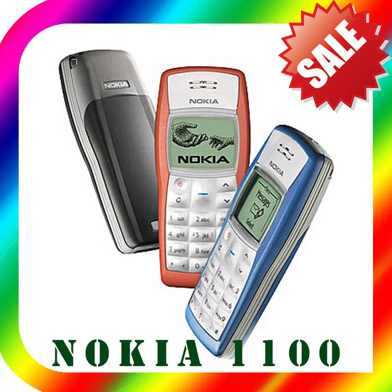Nokia 1100 Refurbished Original Unlocked Cell Phon...