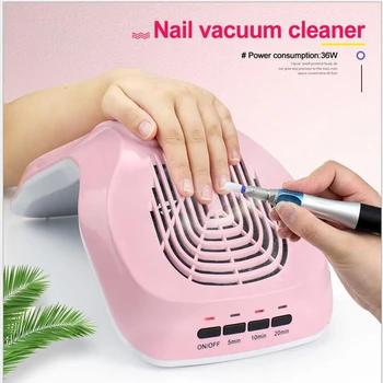 

36W nail vacuum cleaner nail suction machine professional manicure collection dust collector nail dust machine nail