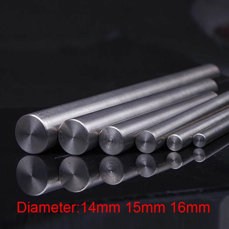 

14mm 15mm 16mm diameter 200mm length Ti-6AL-4V titanium rod TC4 Titanium alloy bar GR5 BT6 TI strip TAP6400