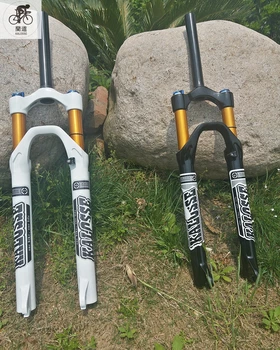 

Kalosse 100*9mm magnesuim alloy Air front fork ,Oil gas Bikes forks , MTB front suspesnion fork 26/27.5er travel 120mm