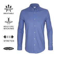 EAGEGOF брендовая одежда с длинными рукавами одежда для гольфа, мужская рубашка с длинным рукавом для деловая, общественная отложной воротник быстросохнущая спортивная ткань рубашки