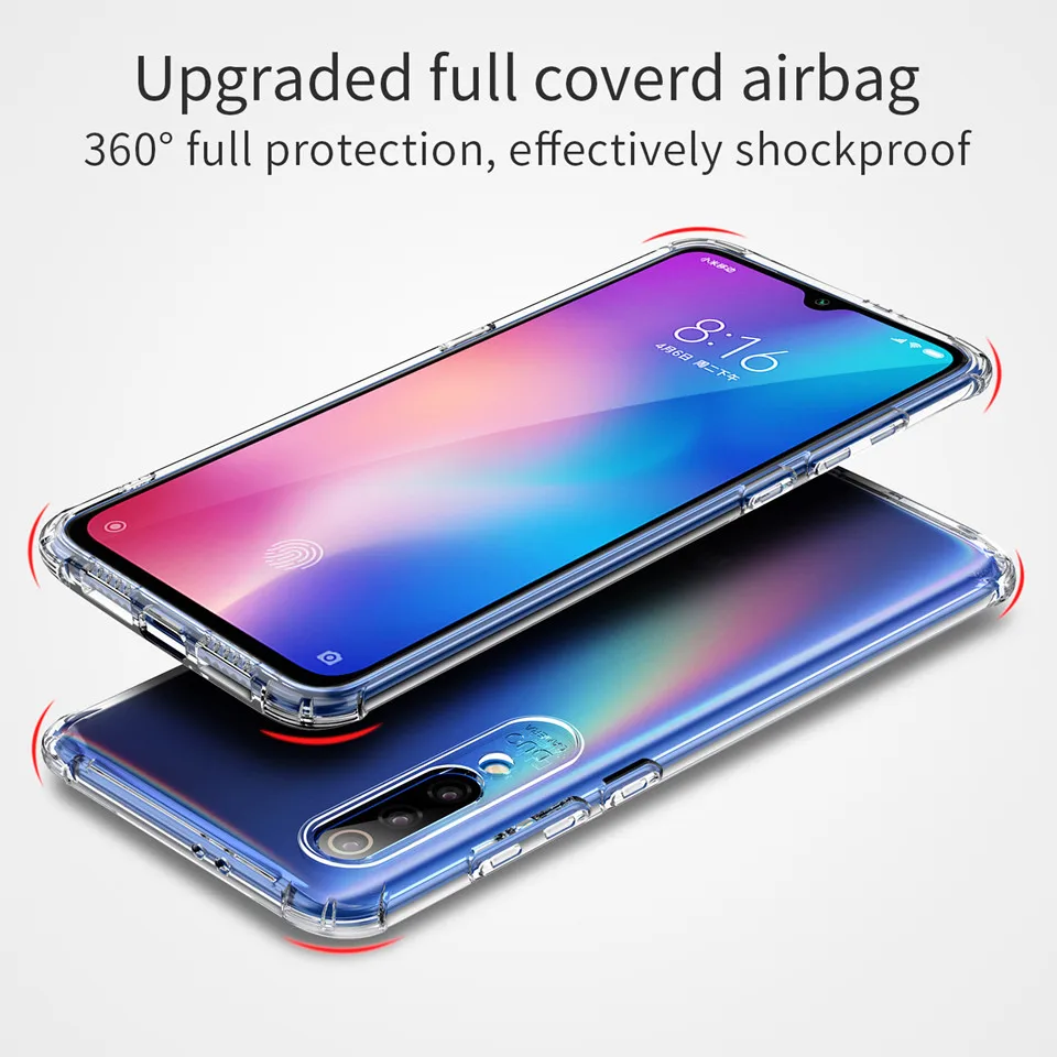 Msvii Прозрачный чехол для Xiaomi Mi9 чехол силиконовый Mi9 Se Капа Redmi Note 7 Coque мягкий прозрачный Tpu чехол для Redmi 7 Funda