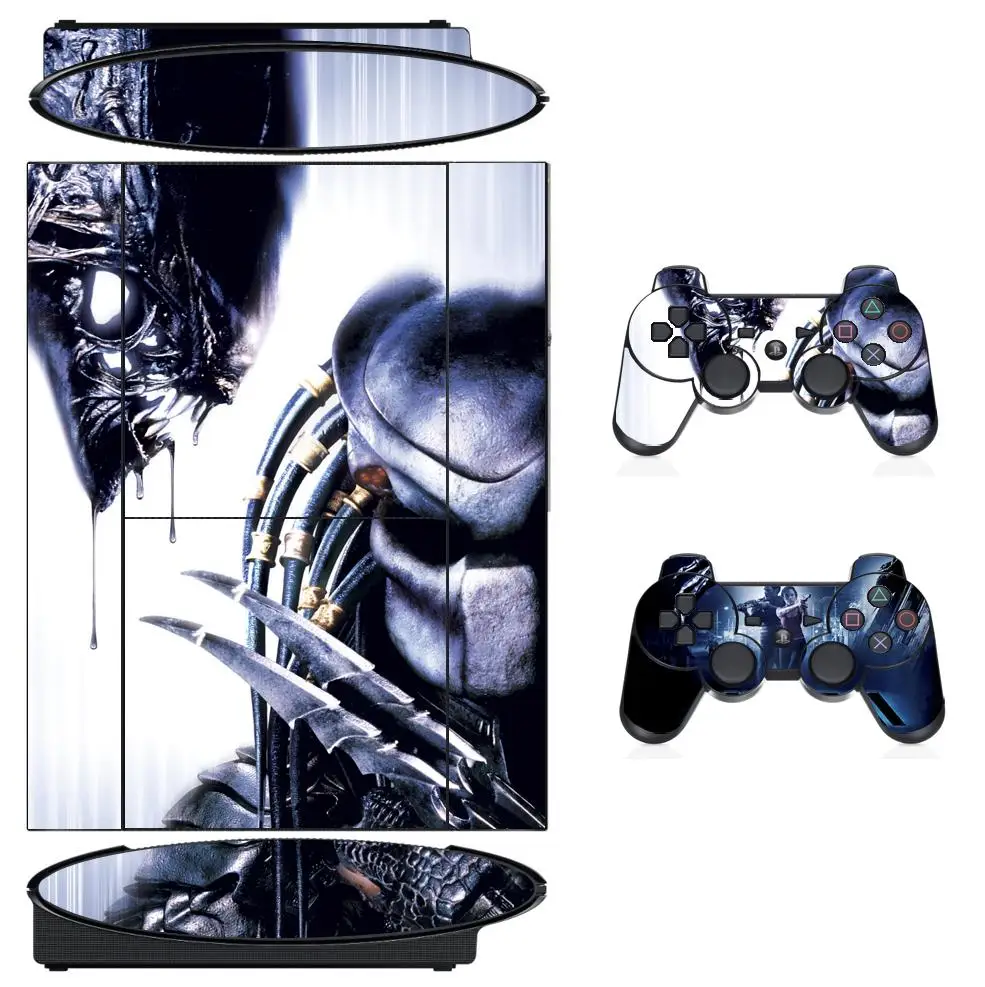 

Aliens 257 Vinyl Skin Sticker Protector for Sony PS3 Super Slim 4000 and 2 controller skins Stickers