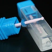 1 шт. розовый керамический ногтей биты маникюрный салон Педикюр подиатрии маникюрные ножницы для педикюра педикюр ногтей Уход за ногами буровые инструменты