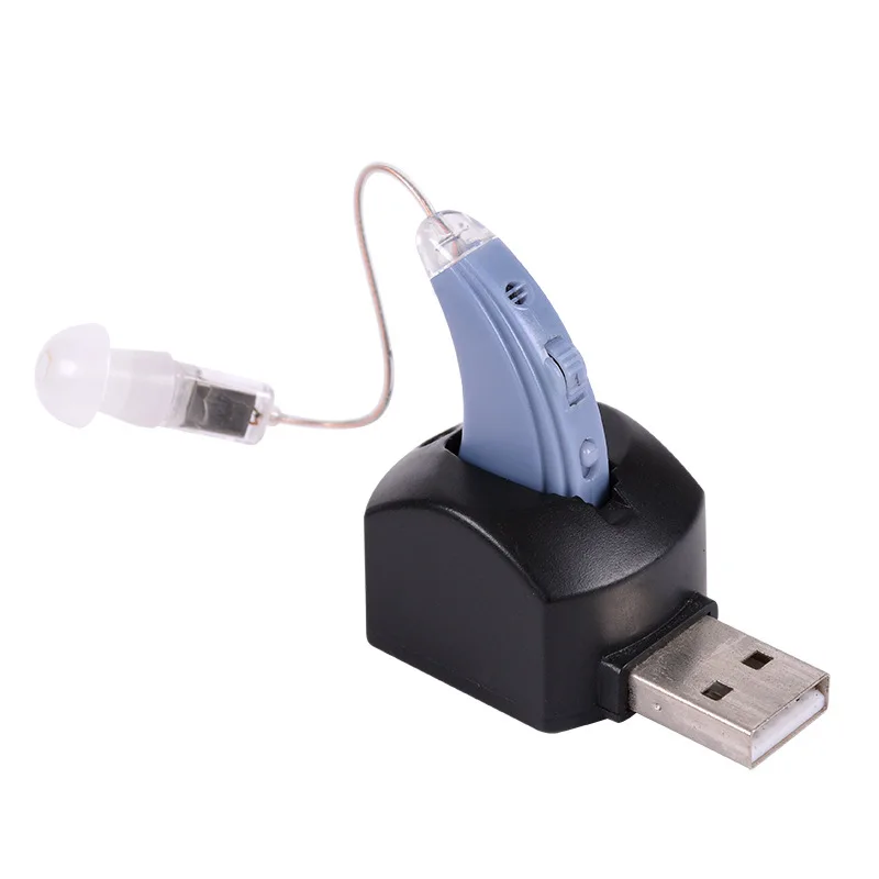 Auditif Hearing aid invisible dual ear audifono wireless open intelligent noise reduction Rechargeable Hearing Aid for Elderly
