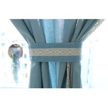 1 пара Средиземноморский идиллический занавес Пряжка Европейский льняной кружевной подхват для штор украшения для занавесок