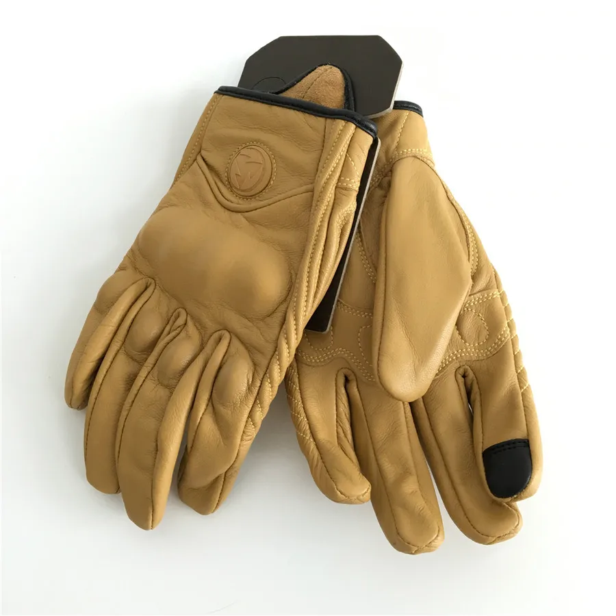 2017 Brand new Touch screen Full Finger Retro Motorcycle Gloves leather Pursuit Motocross Motocicleta Luvas Guantes M L XL XXL 2017 Brand new Touch screen Full Finger Retro Motorcycle Gloves leather Pursuit Motocross Motocicleta Luvas Guantes M L XL XXL