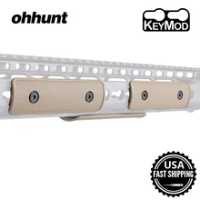 Ohhunt 4 дюйма полимер Keymod Rail панель Handguard Чехол Набор из 3 штук ключ Mod тактический охотничий аксессуар черный загар армейский зеленый