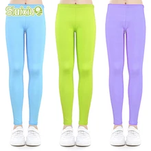 Леггинсы для девочек; трусики; узкие брюки для малышей; леггинсы по щиколотку; яркие цвета; обтягивающие леггинсы; детская одежда для От 2 до 13 лет