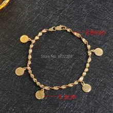 Bangrui желтый цвет мусульманский Бог древние монеты браслет браслеты для женщин и мужчин турецкий Египетский Алжир марокканские золотые украшения из Саудовской Аравии
