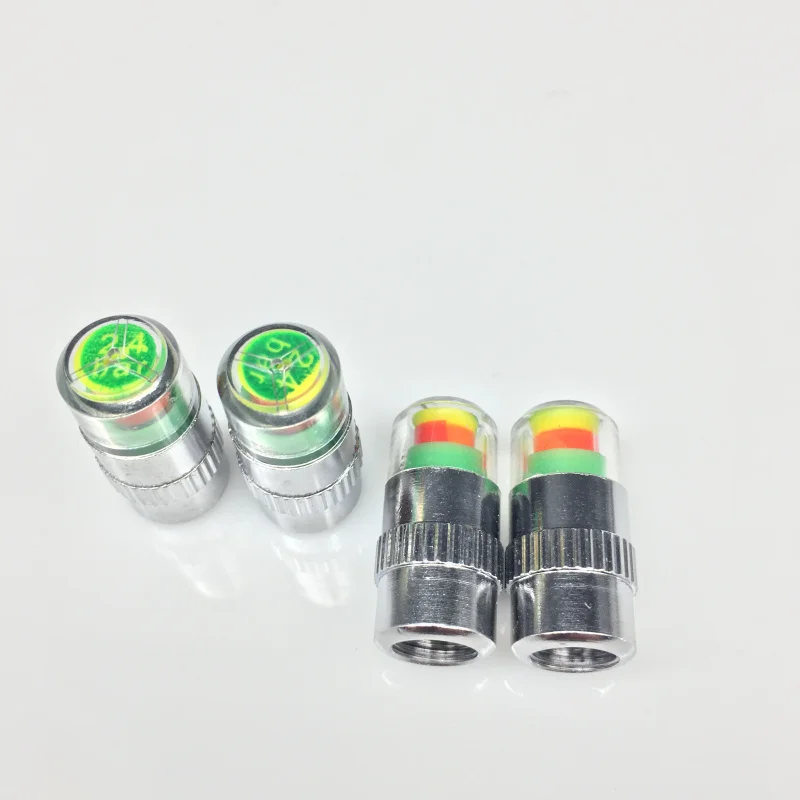 Car Auto Tire Air Pressure Valve Stem Caps Sensor Indicator Alert For