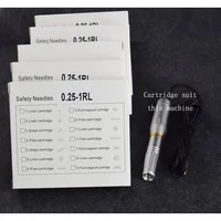Permanente para Tatuagem Potência da Máquina de Abastecimento Descartáveis de Beleza Cartucho Agulhas Blunt Sobrancelha Maquiagem Esterilizado Cosméticos rl 10 Pcs 21 Cheap Agulhas para tatuagem