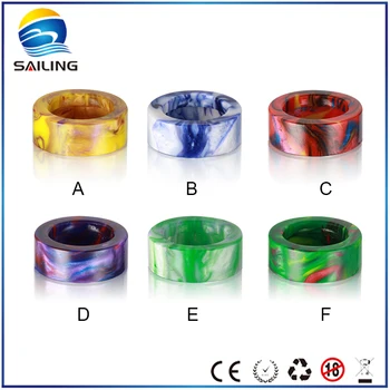 

Sailing Electronic Cigarette Epoxy Resin Drip Tips Top Caps Wide Bore for IJOY RDTA5