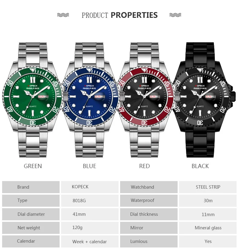 Классические серии элитный бренд кварцевые для мужчин часы календари водостойкий сталь ремень часы черный Relogio homem