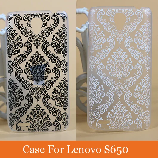 Чехол с пейсли винтажным цветком для Lenovo s650/Новое поступление прозрачный жесткий
