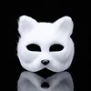 Takerlama Fox Shape Half Face Mask Christmas Carnival Party Cosplay Mask Halloween Costume Props 5 Colors ► Photo 3/6