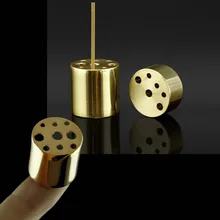 1 шт., 9 отверстий, медь кадильница, держатель для курильницы для благовоний, 1 см, 1,5 см, 2 см, палочка в рулонах, держатель для курильницы, аксессуары для украшения дома