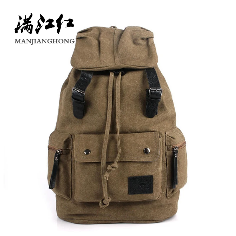 

Men Travel Backpack Large Casual CanvasVintage Student School Bags For Women Leisure Men Laptop Backpack 15 Inch Rucksack 1082