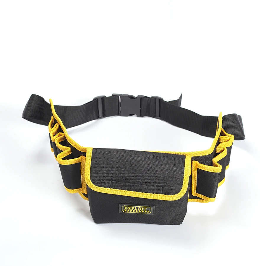 600D Tool Bags 9 IN 1 Electricians waist bag Belt Pouch Bag Tool Organizer Storage Bag waterproof