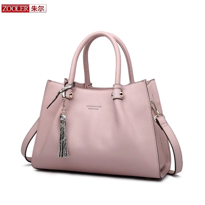ZOOLER women leather handbags Bag ladies Famous Brand 2017 elegant solid handbag top quality ...
