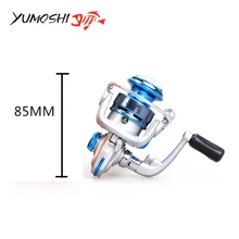 Yomoshi брендовые Металлические Мини FF 150 алюминиевые 10 BB шариковые подшипники левая/правая катушка для рыбалки спиннинговая катушка