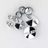100pcs 10/12/15/18mm Acryl buttons 2 holes Imitation crystal diamond button Clothing accessories shoes Coat shirt spinning DIY 5