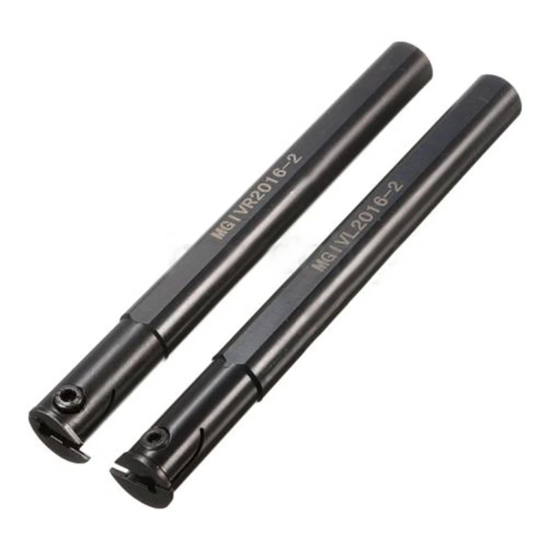 3pcs/set MGIVR2016-2 / MGIVL2016-2 Tool Holder Boring Bar + MGMN200 Insert with Wrench For Lathe Turning Tool