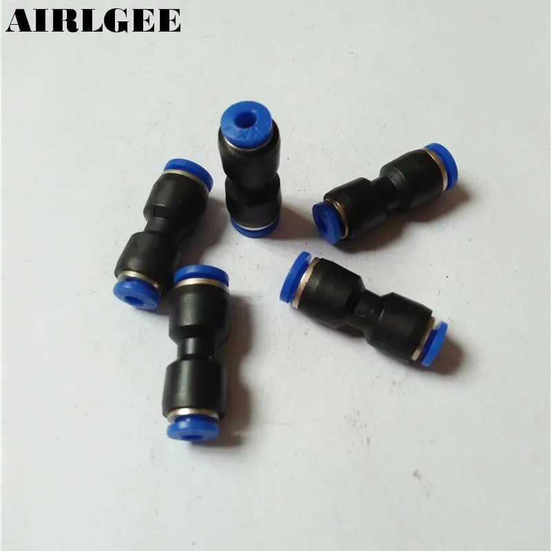 Uxcell 4mm To 6mm Push Adapter Pneumatic Connection Fittings