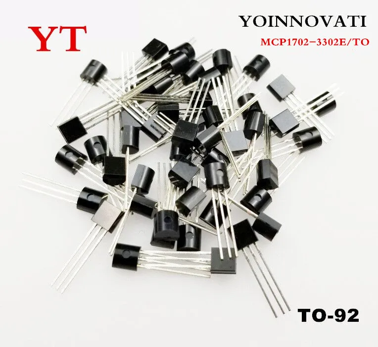

Free shipping 50pcs/lot MCP1702-3302E/TO MCP1702-3302E 1702 MCP1702 3.3V 0.25A TO-92-3 best quality.