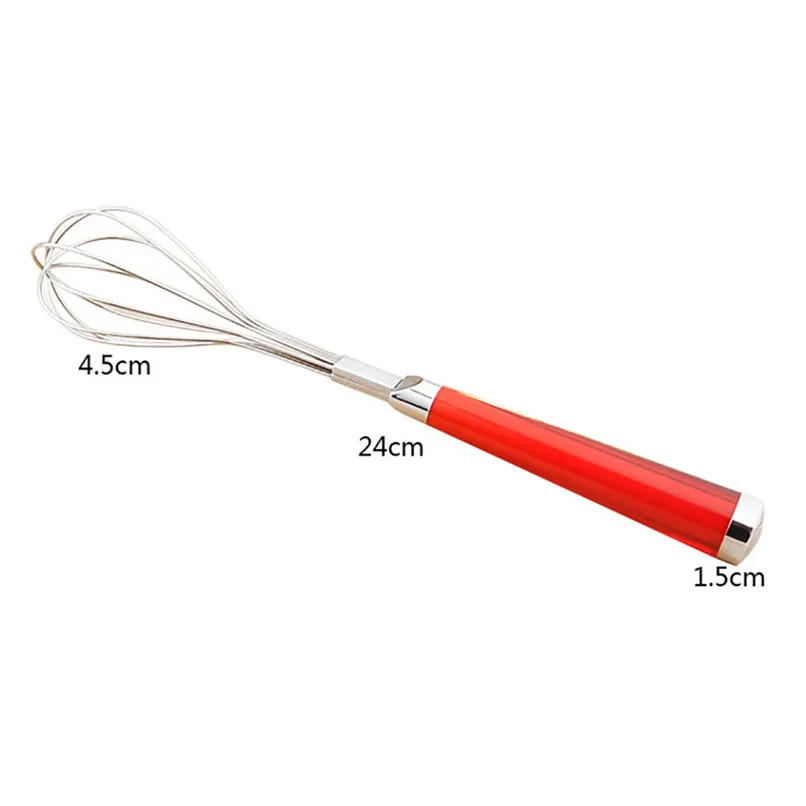 New Stainless Steel Hand Whisk Mixer Balloon Egg Milk Beater Kitchen