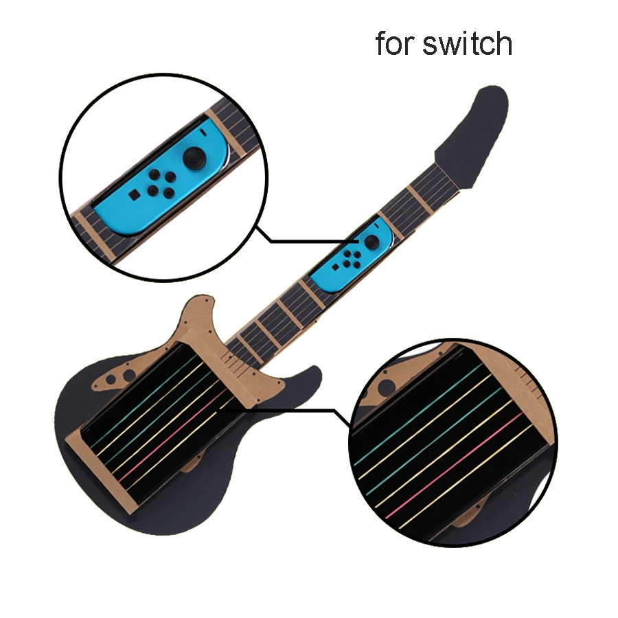 Viento fuerte medianoche Bailarín Guitar For Nintend Switch Nintendoswitch Joy-con Guitar Music Kit For  Toy-con Garage Play Ns Nx Console Controller Accessories - Accessories -  AliExpress