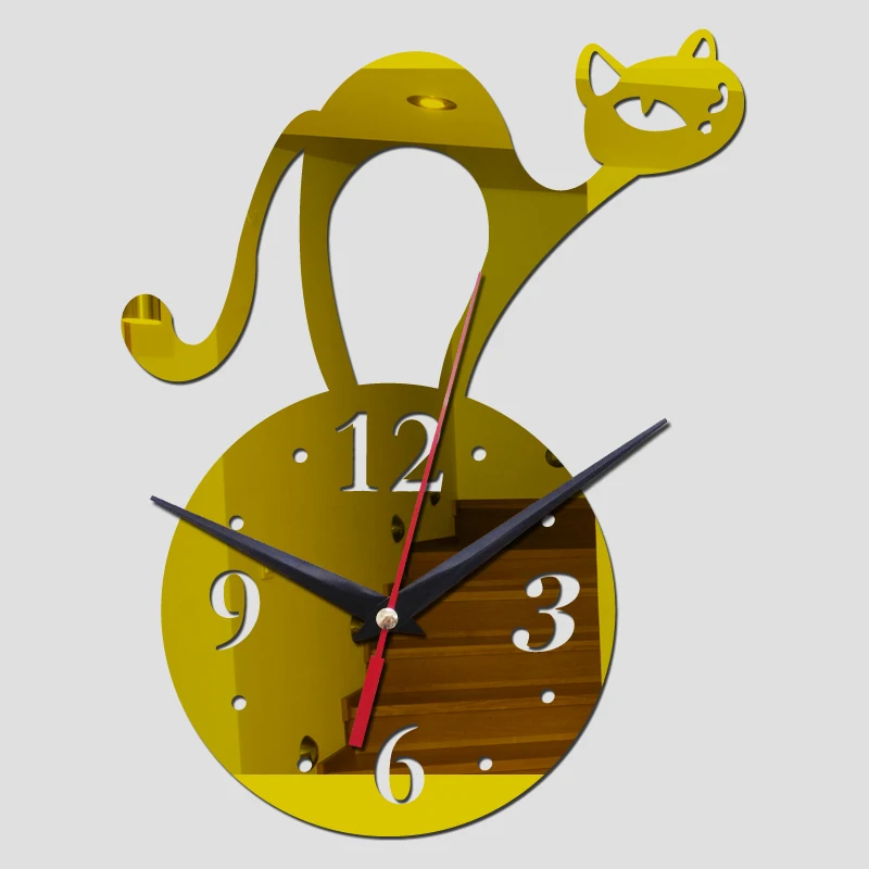 

Quartz Watches Still Life Europe Clocks Stickers Mirror Acrylic Material Home Decora Modern Creative Wall Clock Living Room Wall