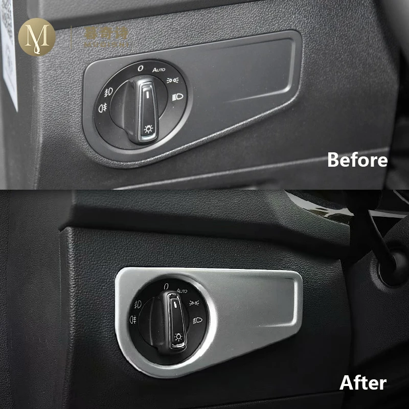for volkswagen tiguan head light adjustment frame decoration