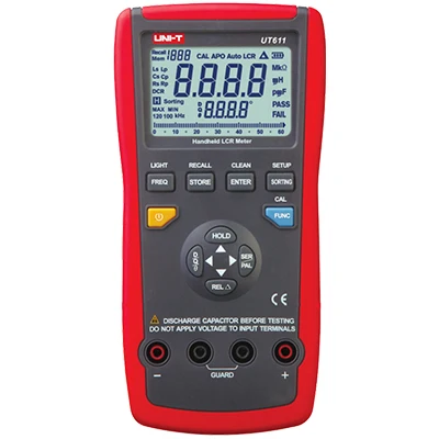 

UNI-T UT611 LCR Digital Meter UT611 Inductance Capacitance Resistance Frequency Tester Auto LCR Smart Check and Measurement