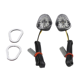 

Pair Clear Flush mount LED Signals For Yamaha YZF R6 YZFR6 2003-2012 11 10 09 08 Motorcycle Accessories