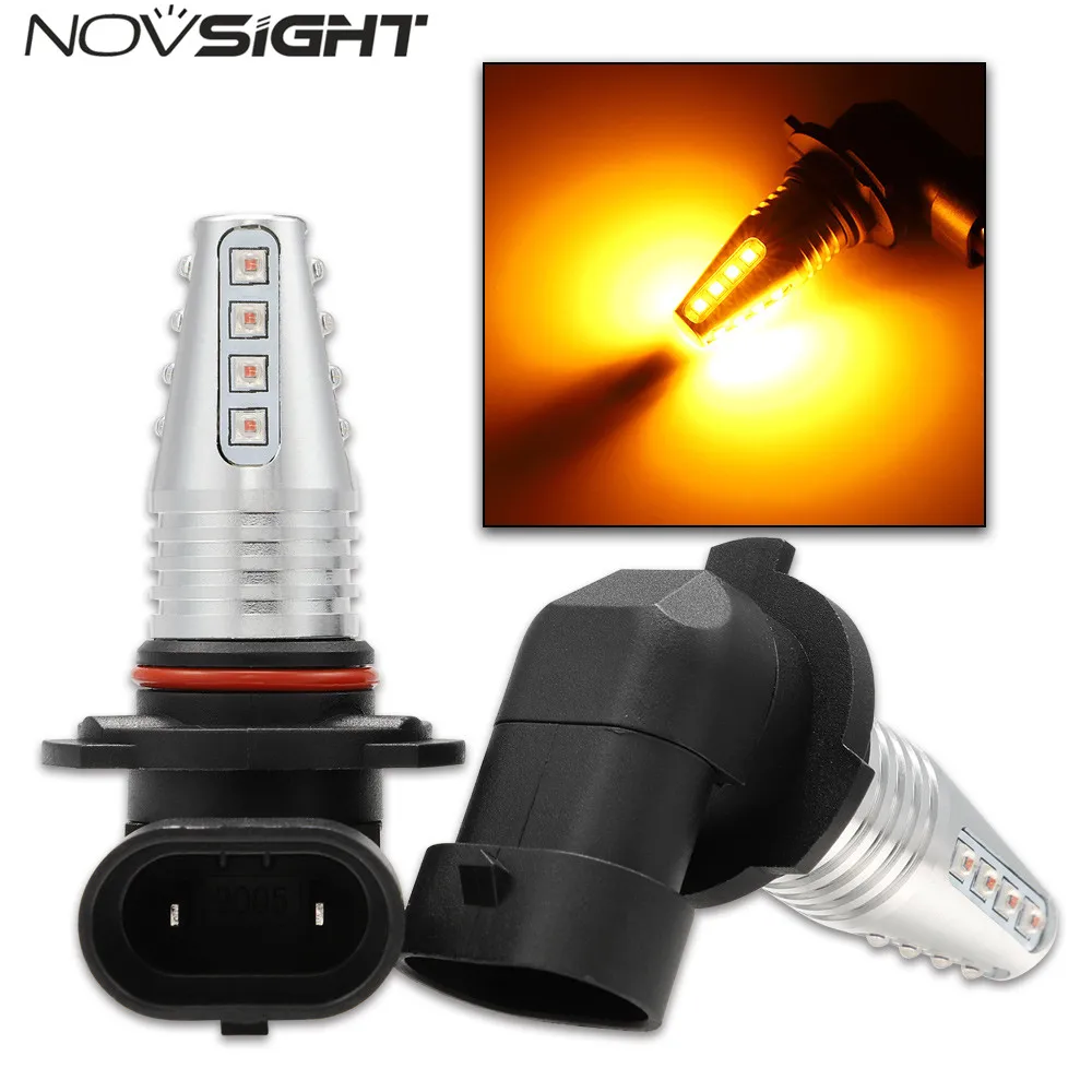 NOVSIGHT 9005 HB3 LED Fog Light Bulbs Auto Car Driving Fog Lamp Light