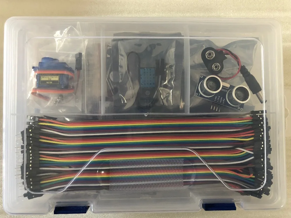 

Free shipping ESP8266+UNO R3 Learning kit Starter Kit for ARDUINO kit With Retail Box