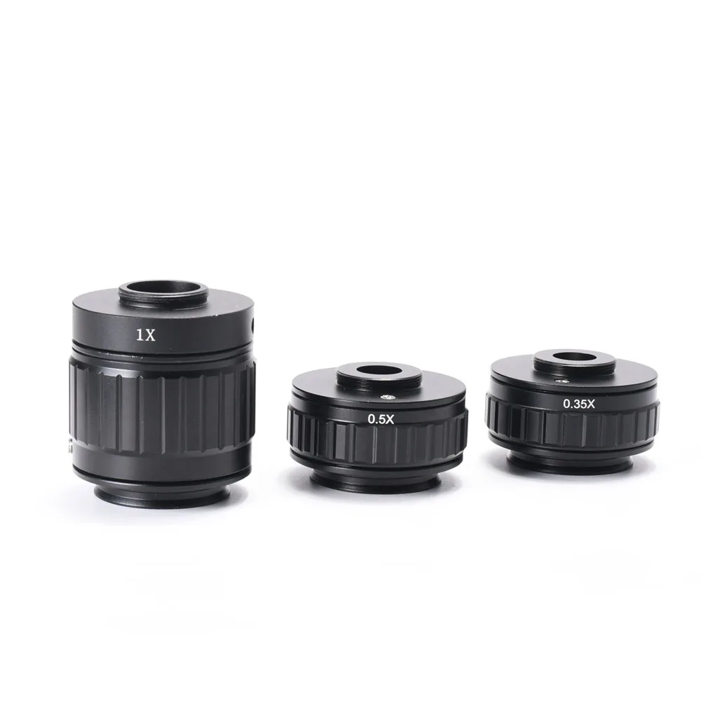 1X 0.35X 0.5X C mount Lens Adapter Focus Adjustable Camera Installation